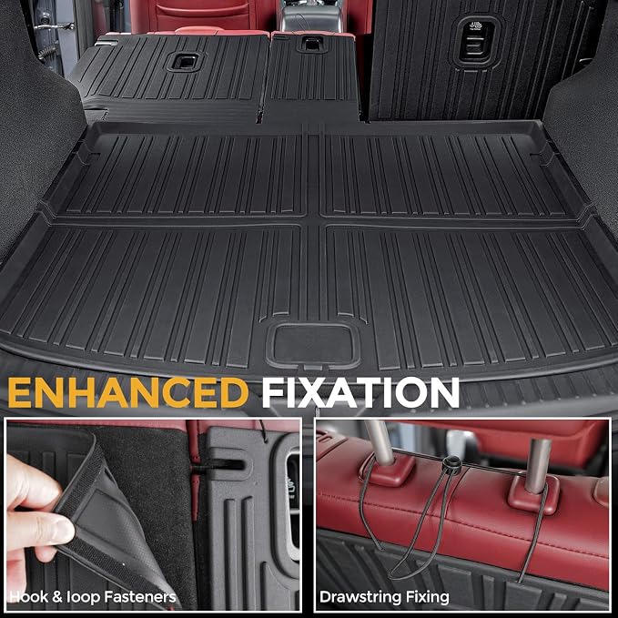 Floor Mats for 2017-2025 Mazda CX-5 Accessories | Full-Coverage Set with Cargo Liner & Backrest Protector, Odorless & Durable, All-Weather Protection, 3D Laser Fit - Image 8