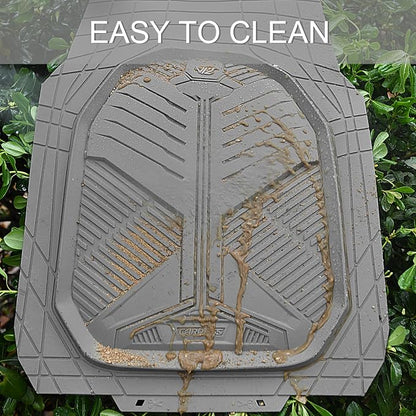 CAR PASS Heavy Duty Rubber Car Mats, Deepdish All Weather Floor Mats for Car Full Set, Universal Automotive Mats Trim to Fit for Sedans SUVs Trucks, Waterproof Anti-Slip Deep Tray 3 Pieces Light Gray - Image 7