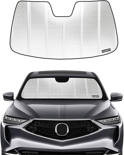 Pigenius Windshield Sun Shade for 2014-2020 Acura MDX. Front Window Sunshade with Storage Bag by Pigenius