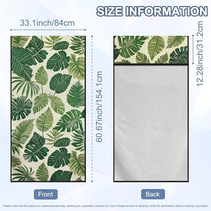 Palm Leaf Car Towel Seat Cover Soft Comfortable Front Seat Towel Cover Easy to Installation Cars Accessories for Cars, Trucks, Sedans, Vans, SUVs - Image 7