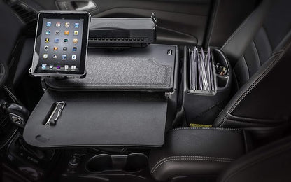 AutoExec AE-GMCD-PI-TAB-PS-BT GripMaster Car Desk for Your Vehicle Workstation and Mobile Office, Black with 400 watt Power Inverter,Tablet Mount and Printer Stand | 400 Watt Power Inverter, Tablet Mount, Printer Stand, Vehicle Workstation and Mobile O... - Image 2