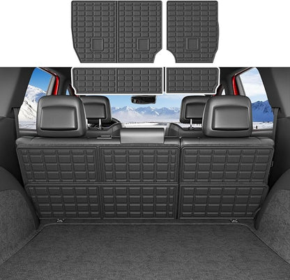 xipoqix Backrest Mats Compatible with 2011-2021 Jeep Grand Cherokee | Back Seat Protector Cargo Mat TPE Liner Replacement for 2011-2021 Jeep Grand Cherokee Accessories (Backrest Mats) by xipoqix