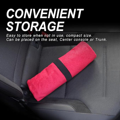 Sweat Towel Car Seat Cover Protector Front Seats for Gym Workout, Running, Swimming, Beach and Hiking, Waterproof Universal Seat Cover for Car, Trucks, Van & SUV (1, FSH-RED/White, Front) - Image 6