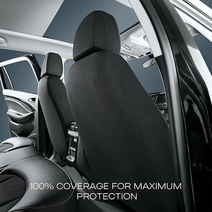 Skechers Car Seat Covers, Work Leather Seat Covers 5-Times Stronger Built-in Webbing, Oxford Fabric Seat Cover Full Sets, Airbag Compatible, Automotive Comfort for Cars, Trucks, SUVs,Grey - Image 8