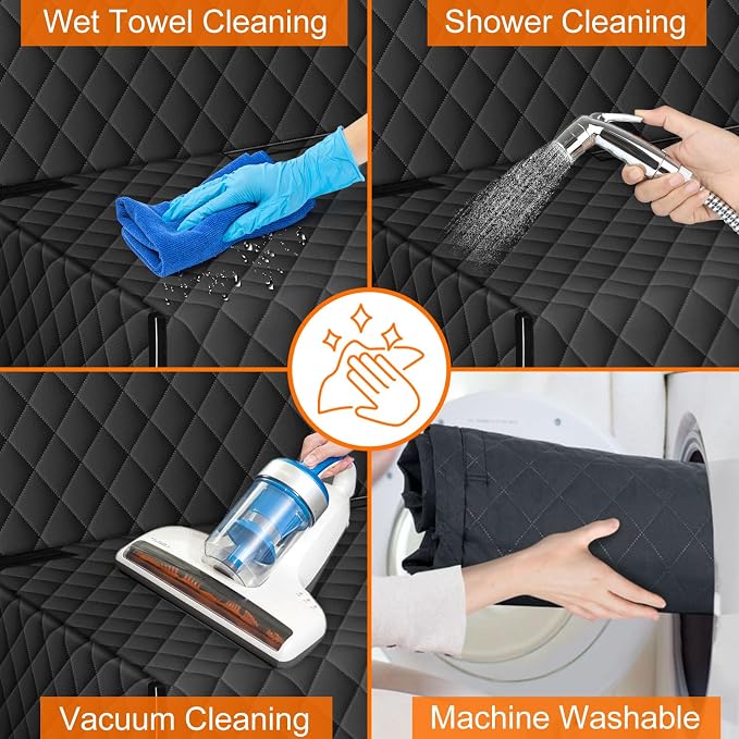 Waterproof Dog Backseat Cover for Cars, Non-Slip Pet Seat Protector, Black - Image 5
