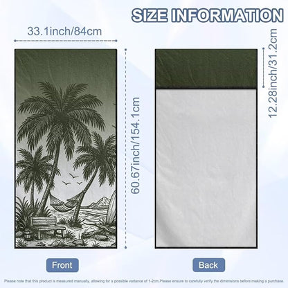 SEANATIVE Car Towel Seat Covers, Washable Seat Protector, One Towel Cushion Cover, Fit Beach Swimming Outdoor Sports, Universal Fit Most Cars Trucks SUVs, Coconut Plam Print - Image 7