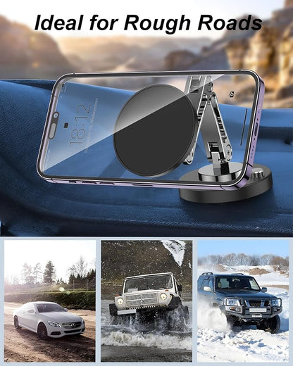 Magnetic Car Phone Holder for MagSafe, Magnetic Car Mount 360°Adjustable Metal Head [120 LBS Strongest Suction], Cell Phone Holders for Your Car for iPhone 12–17 Series - Image 5
