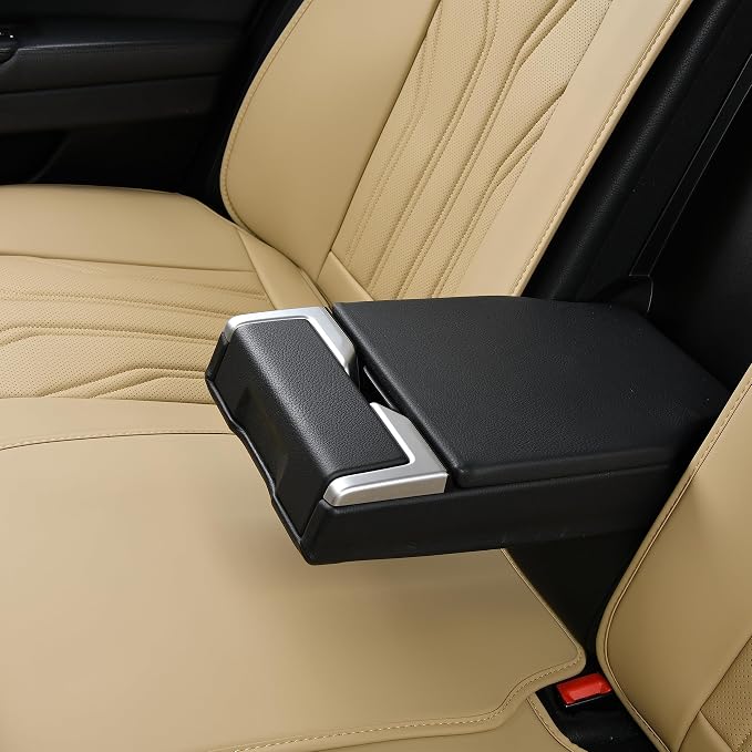 Seat Covers for Cars, Waterproof Seat Covers, Leather Car Seat Covers 2 Pack, Universal Seat Cushion Protector for Most Cars Trucks SUV-Beige - Image 7