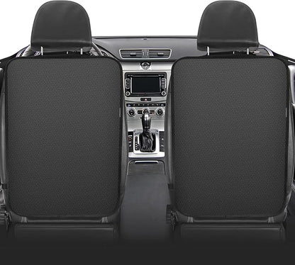 Meolsaek Kick Mats Back Seat Protector, Waterproof Oxford Seat Back Protector, Car Seat Back Protector for Kids, Back of Seat Protector for Kids Feet Car Seat (Black A -2pc) - Image 8