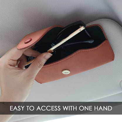 Sunglass Holder for Car Visor Glasses Case Non-Slip Clip Universal for Sunglasses Eyeglasses Car Interior Accessory - Image 2
