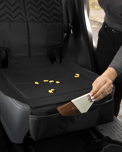 Skip Hop Clean Child Car Seat Protector, Universal Baby Carseat Cover with Clean Sweep Crumb Catcher - Image 3