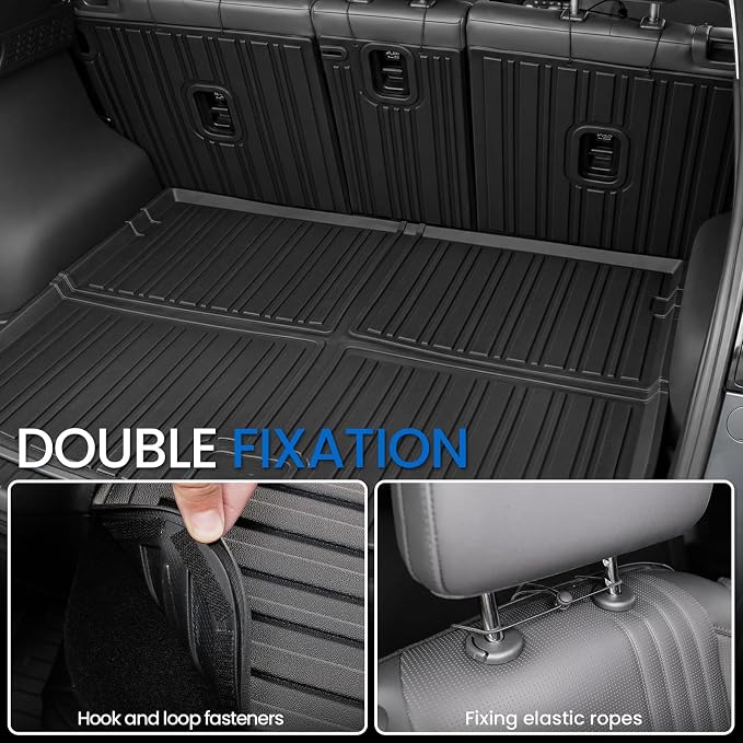 Cargo Mat for Mazda CX-5 2017-2025 Accessories | Cargo Liner & Rear Seat Back Protector for CX-5, All Weather TPE, Non Slip & Odorless & Scratch Proof, Quick Clean - Image 3