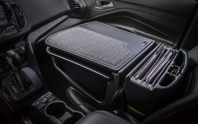 AutoExec GripMaster Car Desk for Your Vehicle Workstation and Mobile Office, Black - Image 8