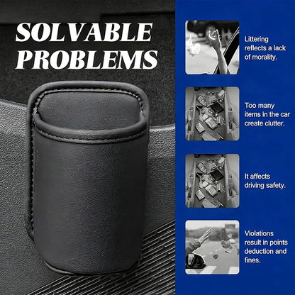 2PCS Large Car Door Cup Holder, Multifunctional Storage Bag Trash Can, Clip On Backseat Pocket Beverage Holder, Waterproof Car Cup Holder, for Water Cup Mobile Phone Change Storage Box - Image 7