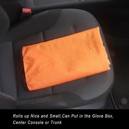 Car Seat Cover Protector Front Seats,for Gym Workout,Running,Swimming,Beach and Hiking,Waterproof Sweat Towel Bucket Seat Covers for Cars SUV Trucks (Orange, 1Pcs) - Image 7