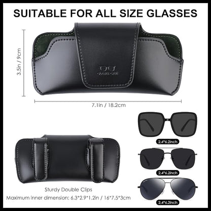 Sunglass Holder for Car Visor Glasses Case Non-Slip Clip Universal for Sunglasses Eyeglasses Car Interior Accessory - Image 6