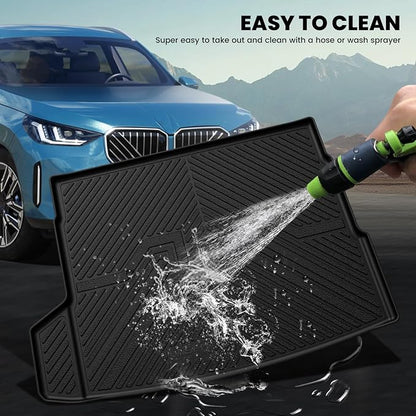 LASFIT Cargo Mat for BMW X3 2025-2026 30 xDrive M50 xDrive | All Weather TPE Custom Fit Cargo Trunk Mat & Backrest Seat Protector Accessories, Black - Image 5