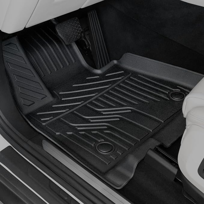 Floor Mats for 2019-2026 BMW X5 5-Seats Accessories | Full-Coverage Mats Set with Integrated Cargo Liner & Backrest Mat, Odorless & Durable, All-Weather Protection, 3D Laser Fit - Image 2
