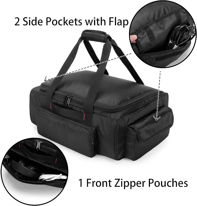 samdew Underseat Storage Bag Fit for SuperCrew Cab, Medium, Bag Only | Truck Under Seat Organizer for Most Full Size Trucks, with 1 Detachable Inner Divider, Anti-Slip Bottom & Multi-pockets - Image 5