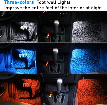 Jaronx for BMW LED Footwell Ambient Light 3' F30, 4' F32, X3 F25, X4 F26 | 5' F10, 7' F01, 1' F20, 2' F22, Under Dash Ambient Lights Interior LED Atmosphere Lighting - Image 8
