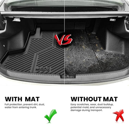 LASFIT Cargo Mat for Acura TLX & Type S 2021-2025 Sedan, Rear Trunk Liner | Rear Cargo Area, All Weather Premium TPE Trunk Mats, Raised Edge Design, Refined Interior Protection, Easy to Wash - Image 4