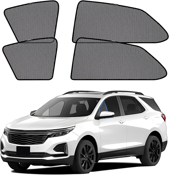 ZATOOTO Car Window Shades for Equinox 2018-2024, Breathable & Privacy | Car Window Cover for Baby Sun Shade, Mesh Reduce UV Rays, Heat Insulation,For Camping - Image 7