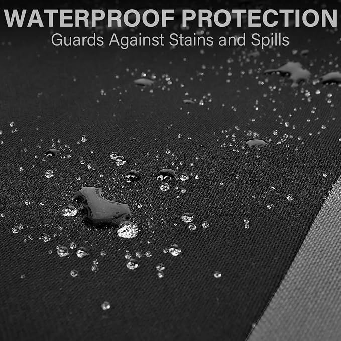 CAR PASS EVA Waterproof Car Seat Covers Full Set, Mint Seat Covers for Cars,Airbag Compatible,Universal Fit Sedans,Vans,SUVs,Trucks (Black and Mint) - Image 6