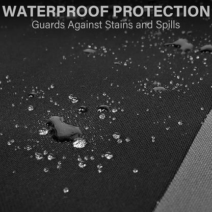 CAR PASS EVA Waterproof Car Seat Covers Full Set, Mint Seat Covers for Cars,Airbag Compatible,Universal Fit Sedans,Vans,SUVs,Trucks (Black and Mint) - Image 6