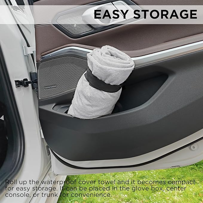 Waterproof Car Seat Cover Towel | Sweat-proof, Universal Fit for SUV & Truck, For Gym, Yoga, Pets, Workout, Beach, Microfiber Fabric, Machine Washable - Image 6