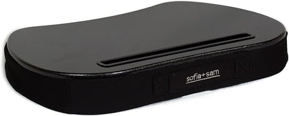 Sofia + Sam Mini Lap Desk with Memory Foam Cushion | Tablet Slot and Handle | Fits Laptops Up to 15" | Tablets Up to 9.6" | Black | Portable Travel Desk | Reading Writing and Coloring - Image 7