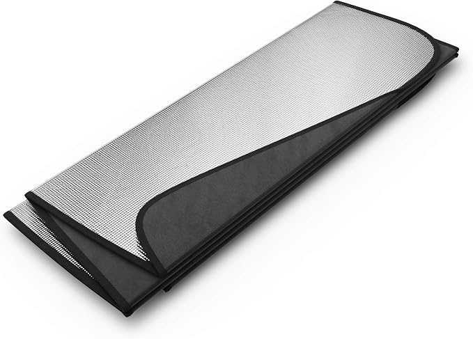 Autotech Park Foldable Sunshade Compatible with 2016-2023 Toyota Tacoma Pickup Truck, Custom-fit Windshield Sun Shade - Image 3