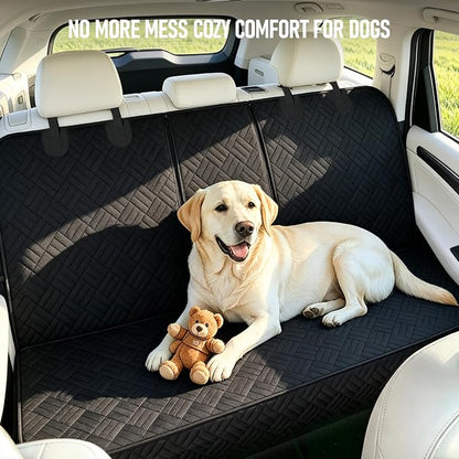 Dog Car Seat Cover for Back Seat, Waterproof 600D Oxford Protector | Non Slip Scratch Resistant Bench Cover, Easy to Clean, Fits Cars/SUVs/Trucks, 54 Inch, for Travel and Daily Use - Image 7