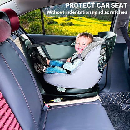 Car Seat Protector, Non-Slip Backing Will Not Leave Imprint (Ochre, 1 pc) | Waterproof Thicker Car Seat Cover for SUV, Sedan, Truck, Leather Car Seat Cushion - Image 2