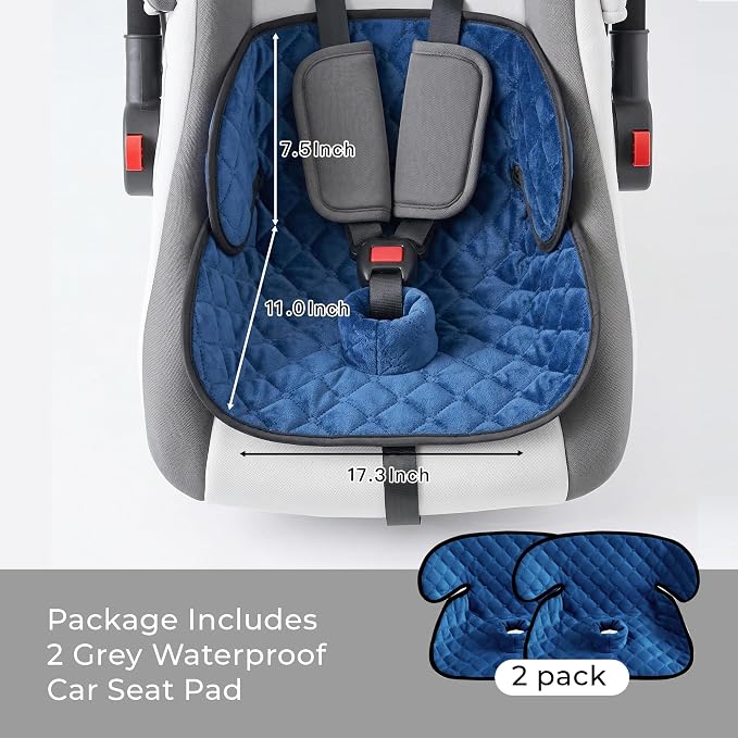 2 Pack Waterproof Piddle Pads Carseat Potty Training Car Seat Protector Waterproof Car Seat Liner Cover to Prevent Pee - Image 5