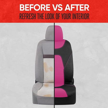 Motor Trend AquaShield Waterproof Front Seat Covers, Pink Seat Covers for Cars – Neoprene Front Car Seats Cover, SUV Seat Covers Protector - Car Interior Cover for Auto, Trucks, & Dog Owners - Image 5