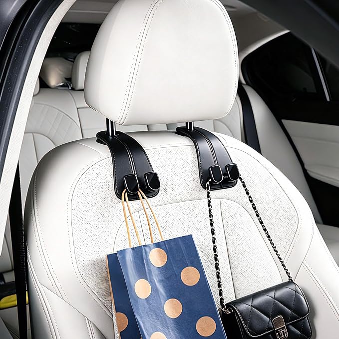 car hooks for purses and bags cute car purse hook seat headrest bag holder | car seat back storage hook,car purse hook headrest hanger women,purse holder for car,road trip essentials,car accessories - Image 7