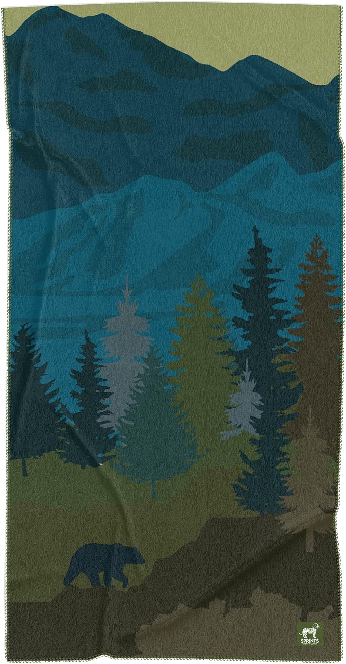 Sprints Athletic Running Towel, Full-Sized, Car Seat Cover - Performance Microfiber… (Grizzly Guide) - Image 5