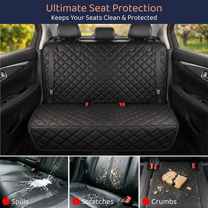 Bench Back Seat Cover for Dogs, Rear Dog Car Seat Covers for SUV & Truck | 100% Waterproof, Easy Install & Clean, Secure Non-Slip Fit, Scratch Protection, Universal Fit, Heavy-Duty Materials - Image 2