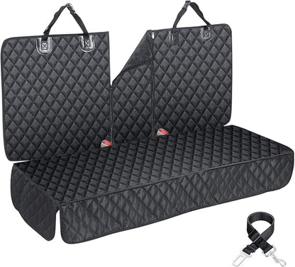 ANOSOSPECIAL Dog Car Seat Cover for Back Seat, Waterproof X Large Rear Seat Protector for Pet Auto SUV Truck (XL, Black) by ANOSOSPECIAL