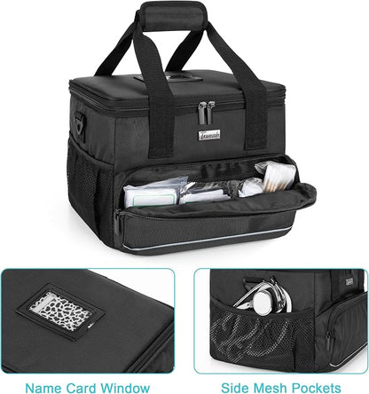 Trunab Insulated Medical Bag with Dividers, Medicine Pouch, Black | Empty Bag for Custom Setup, Ideal for Home, Travel and Camping - Image 4