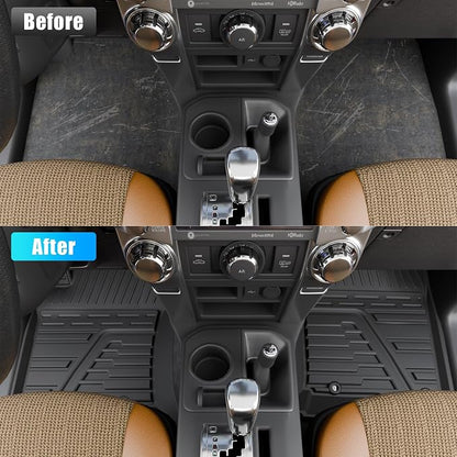 Floor Mats & Trunk Mat for 2013-2024 Toyota 4Runner 5 Seat | Fit without Sliding Tray, TPE All Weather Floor Liner Trunk Mat Cargo Mat Cargo Liner 4 Runner Accessories - Image 2