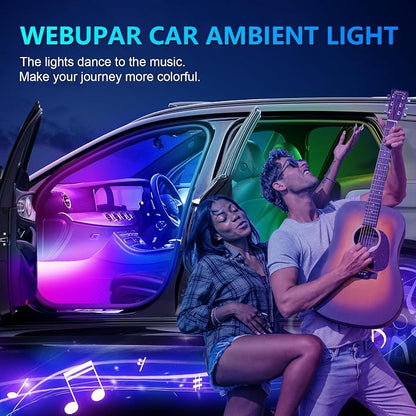 Dreamcolor Acrylic Interior Lights, 10 in 1 LED Strip Lights with APP Control and 213 Color Modes, Car Accessories Decorative Lights, Neon Ambient Lighting Kits - Image 6