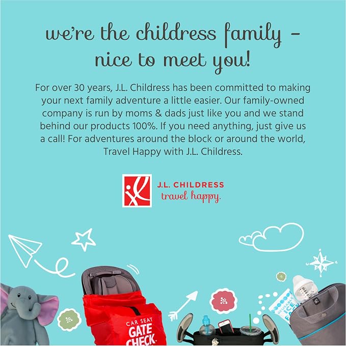 J.L. Childress 3-IN-1 Kids Car Travel Tray & Tablet Holder, Grey Teal - Image 7
