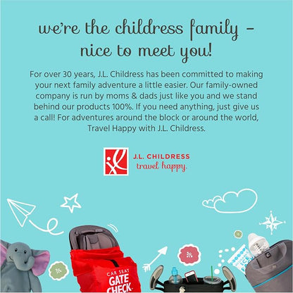 J.L. Childress 3-IN-1 Kids Car Travel Tray & Tablet Holder, Grey Teal - Image 7