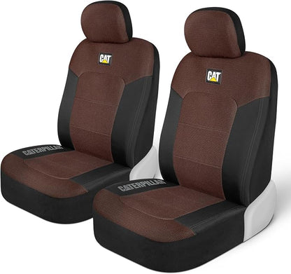 CAT MeshFlex Universal Front Seat Covers for Trucks, Cars, & SUV - Brown | Airbag Compatible Interior Protection for Trucks, Suv, and Cars – (2) Front Seat Protectors Automotive and Truck Accessories by Unknown