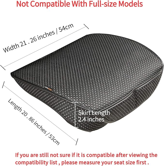 Auto Newer Breathable Universal Four Seasons Car Seat Covers, Luxury Car Seat Cushion,Protectors for Front Seat Bottoms,Compatible with 95% Vehicles(Black,1PCS) - Image 4