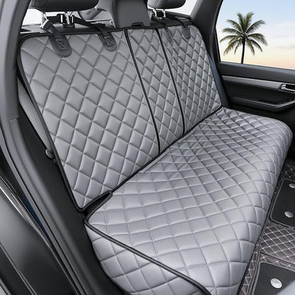 Dog Car Seat Cover for Back Seat,PU Leather Truck Back Seat Cover,XL,Grey | Waterproof,Nonslip,Heavy-Duty Bench Seat Covers for Trucks Ford F150/Chevrolet Silverado/Ram1500/GMC Sierra/Toyota by Unknown