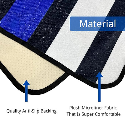 Waterproof Car Seat Cover for Front Seats, Protector for Cars SUVs Trucks, Sweat Towel Seat Covers Bucket for Gym,Workout,Beach,Hiking,Running and Swimming (American Flag Black, 2PCS) - Image 4