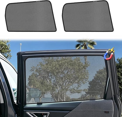KUST Car Window Shades for 2019-2024 Subaru Forester Accessories, Breathable Mesh Magnetic Window Covers, Rear Back Side Window Sun Shades UV Block Privacy Protection for Baby Camping Napping 2PCS - Image 9