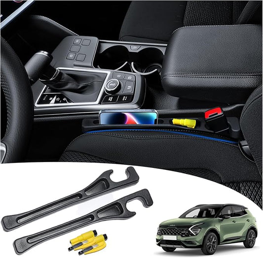 【Compatible with Kia Sportage】 Car Seat Gap Filler | No Drop Seat Guard Compatible with Kia Sportage Accessories Drop Seat Guards for Cars(2Pcs) Car Escape Tool(2Pcs) by OfficialFlagship
